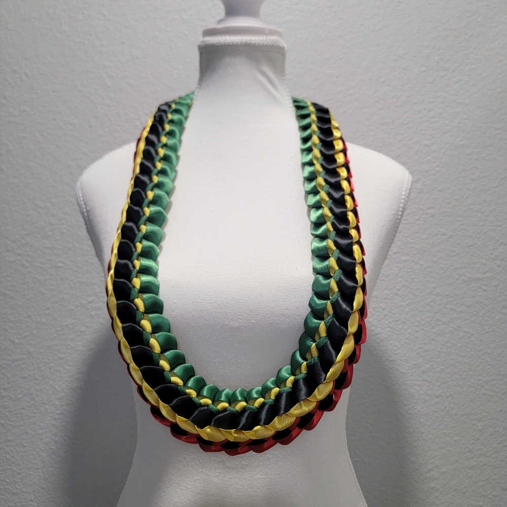 Heshima African-American Inspired Graduation Lei